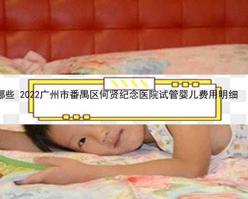 广州代孕网公司有哪些 2022广州市番禺区何贤纪念医院试管婴儿费用明细 ‘24三